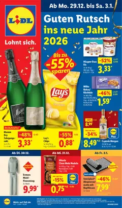 Vorschau von dem Prospekt des Geschäftes Lidl, gültig ab dem 29.12.2025