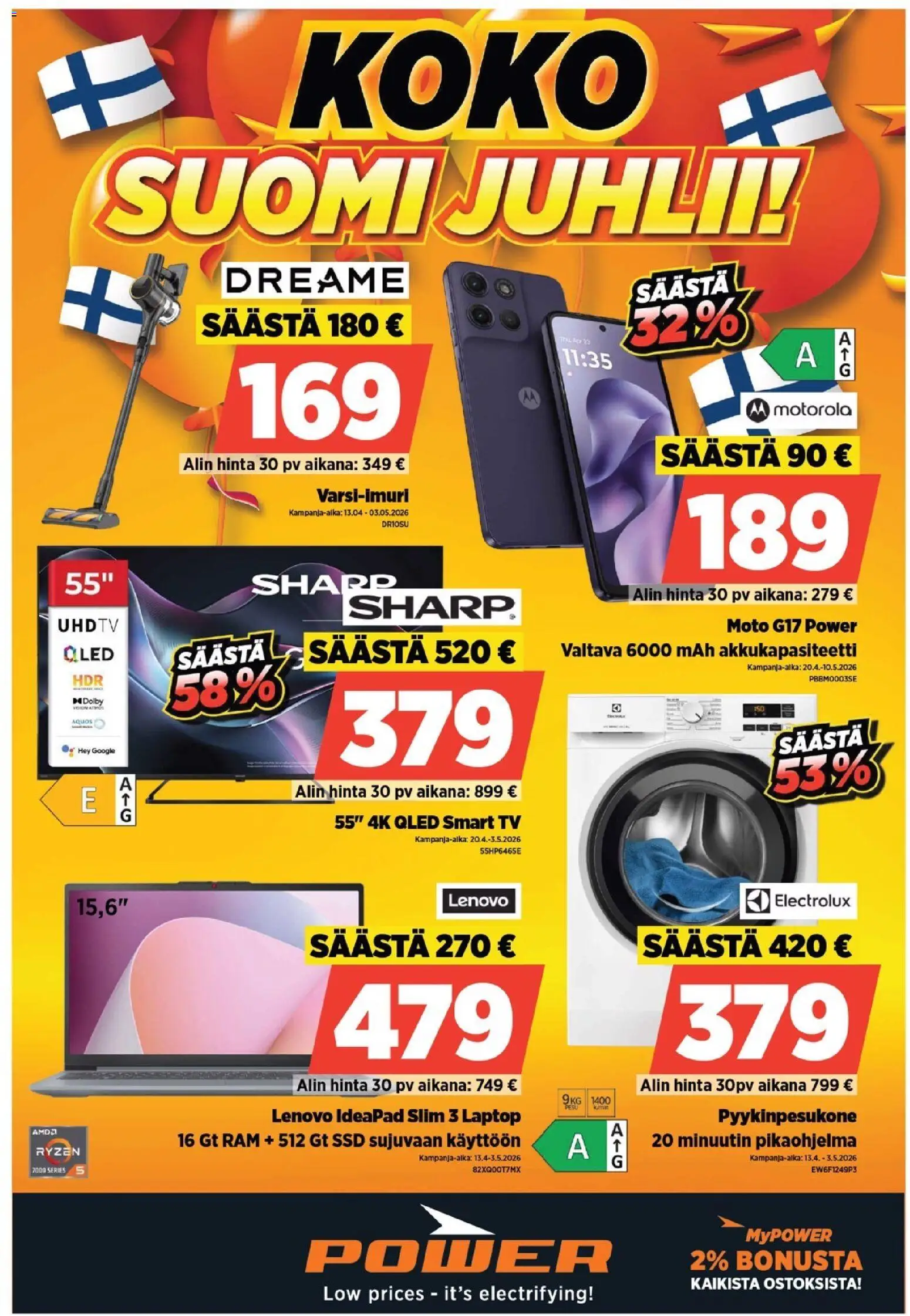Kaupan Power Power tarjoukset esikatselu, voimassa 20/04/2026