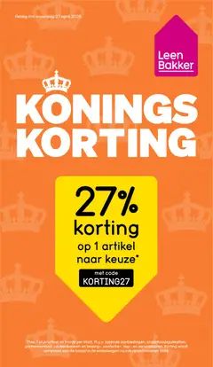 Voorbeeld van Leen Bakker folder van winkel Leen Bakker geldig vanaf 20-04-2026