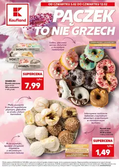 Pogląd gazetki "Pączki" ze sklepu Kaufland ważnej od 05.02.2026