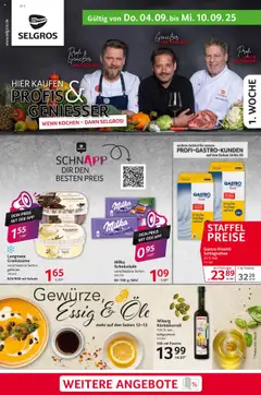 Vorschau von dem Prospekt des Geschäftes Selgros, gültig ab dem 04.09.2025
