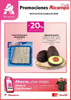 Vista previa del folleto de la tienda Alcampo válido desde el 09/10/2025 