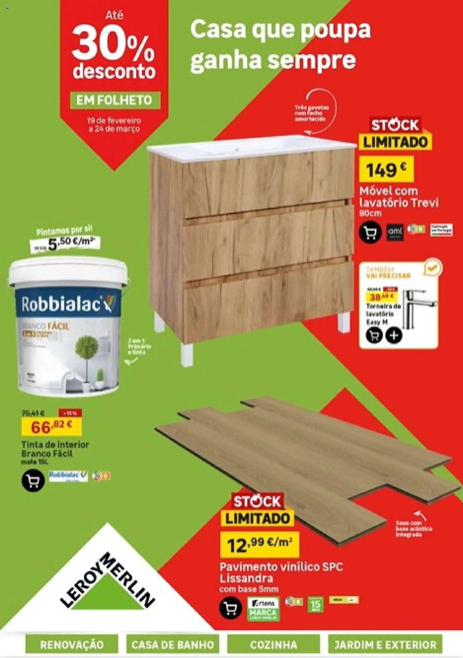 Pré-visualização do folheto da loja Leroy Merlin válida a partir de 19/02/2026