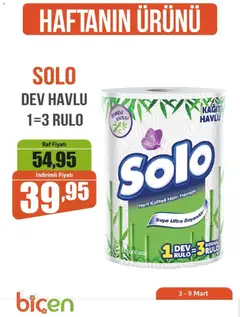 Biçen Market Biçen Market - Haftanın Ürünü 03.03.2026 - Broşürünün önizlemesi