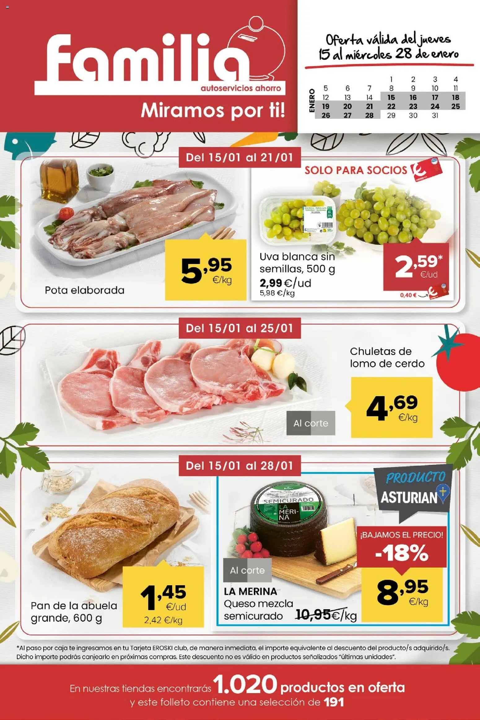 Vista previa del folleto de la tienda Eroski válido desde el 15/01/2026 