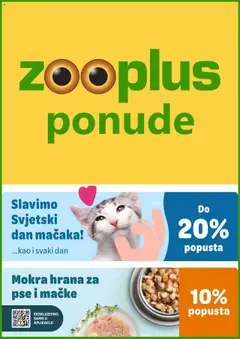 Pregled letka Katalog trgovine Zooplus vrijedi od 08.08.2025