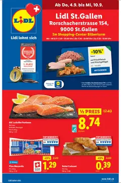 Vorschau des Merkblatts Aktionen St. Gallen vom Shop Lidl gültig von 04.09.2025 bis 10.09.2025