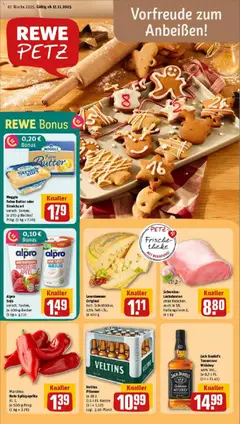 Vorschau von dem Prospekt des Geschäftes Rewe, gültig ab dem 17.11.2025