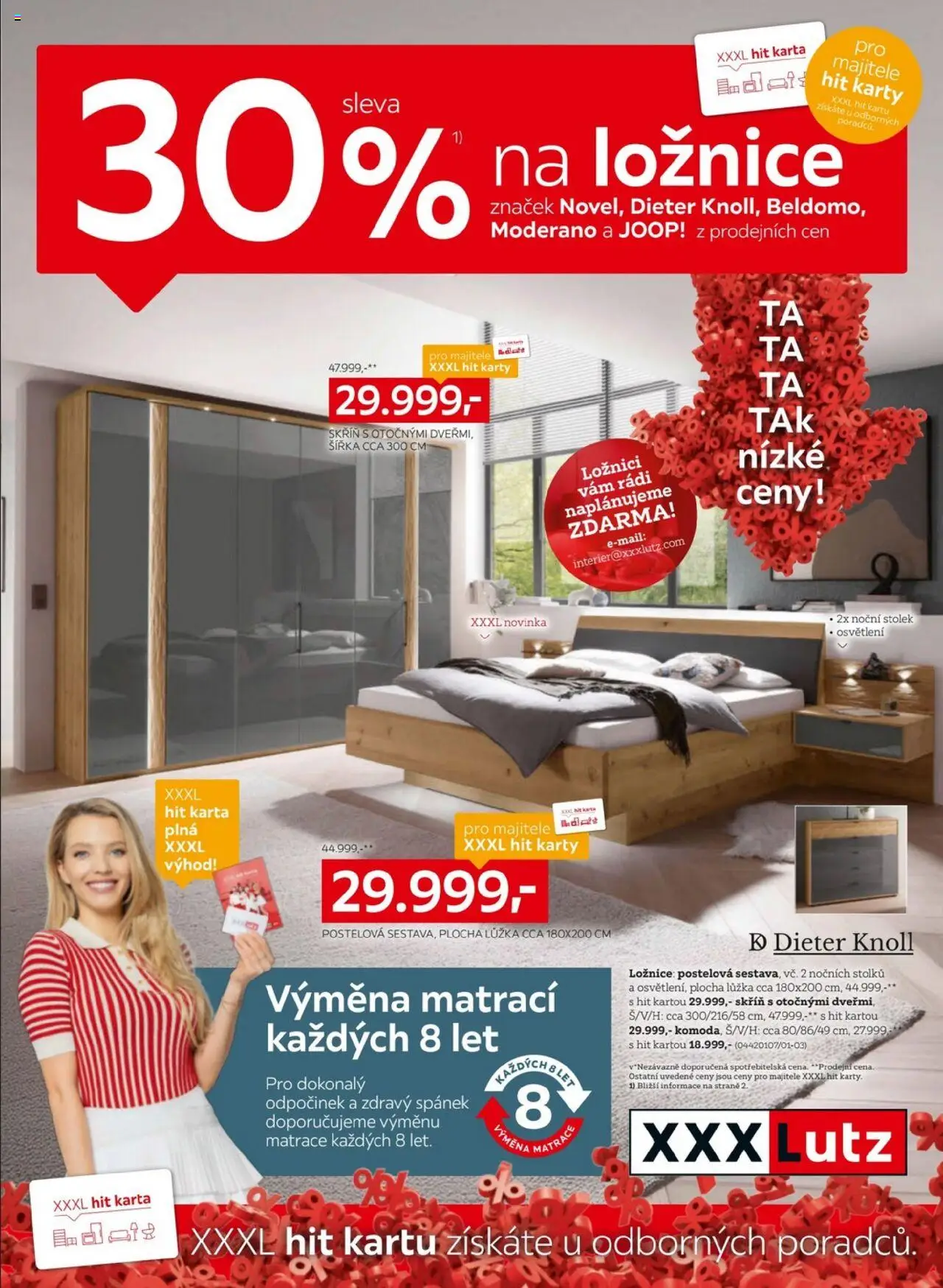  XXXLutz Leták - 30% na ložnice (01.09.2025 - 30.09.2025)