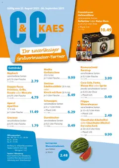 Vorschau von dem Prospekt des Geschäftes C&C, gültig ab dem 25.08.2025