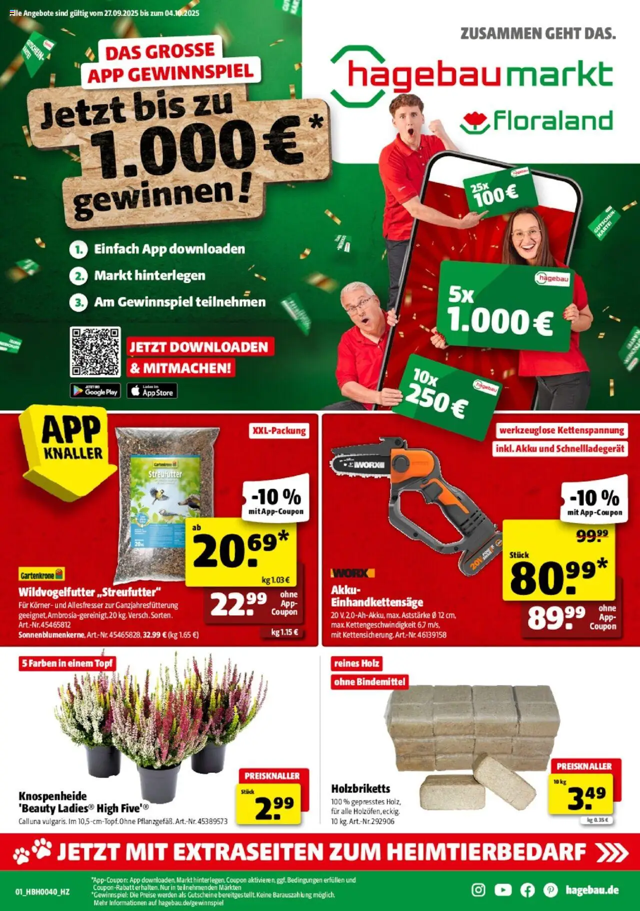 Hagebau Prospekt Korschenbroich (vom 27.09.2025 - 04.10.2025)