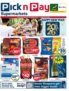 Preview of Pick n Pay flyer valid from 27/12/2025