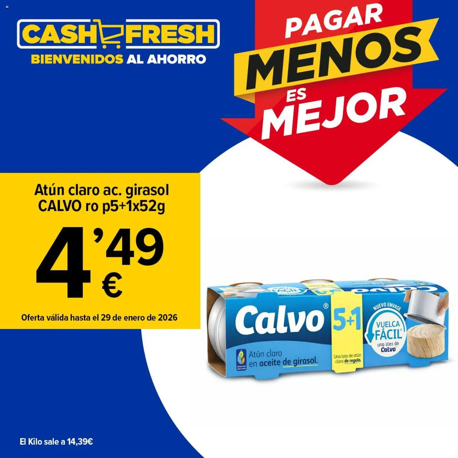 Vista previa del folleto de la tienda Cash Fresh válido desde el 16/01/2026 