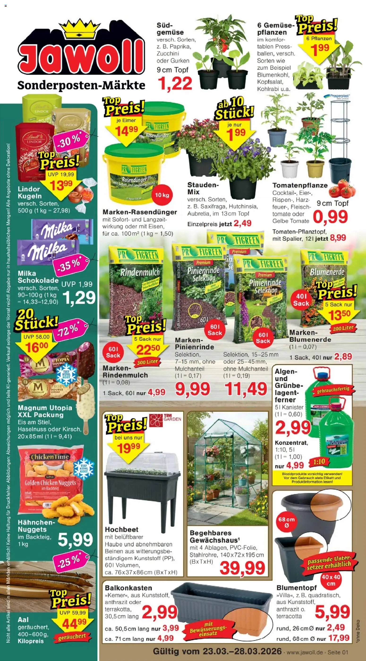 Vorschau von dem Prospekt des Geschäftes Jawoll, gültig ab dem 23.03.2026