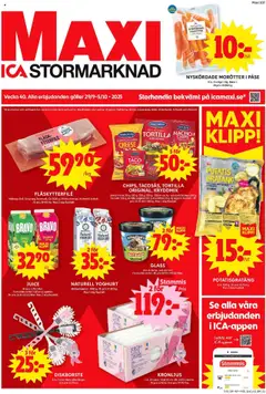 Förhandsgranska reklamblad Malmö från butik ICA Maxi gäller från 29/09/2025