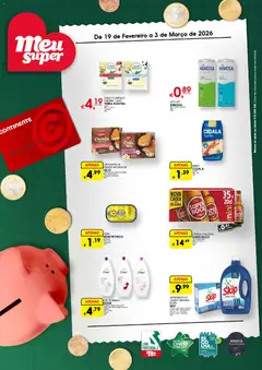 Pré-visualização do folheto da loja Meu Super válida a partir de 19/02/2026