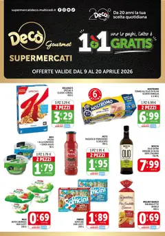 Anteprima dell'opuscolo Decò volantino Gourmet dal negozio Decò valido da 09/04/2026