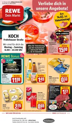 Vorschau von dem Prospekt des Geschäftes Rewe, gültig ab dem 09.02.2026