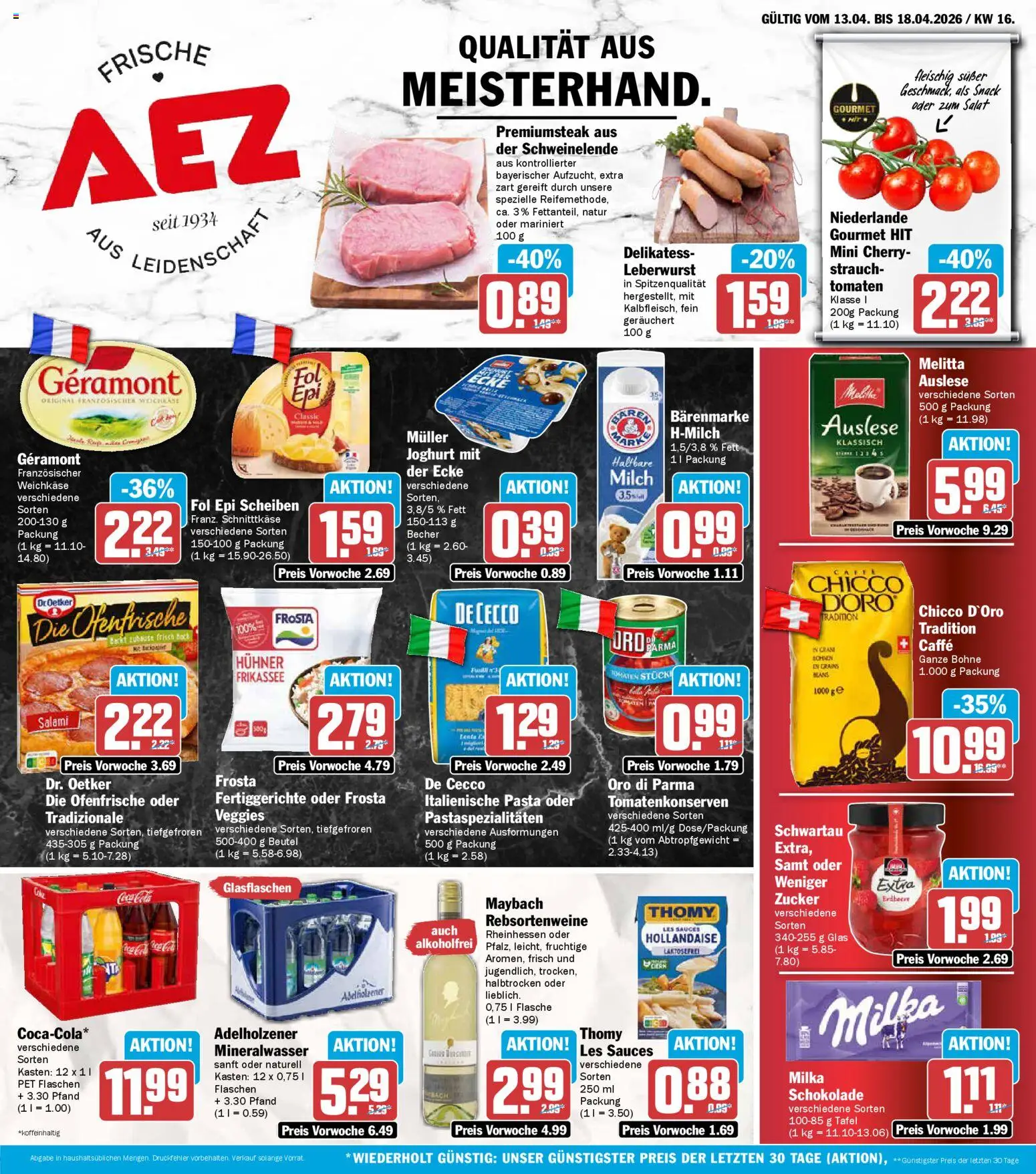 Vorschau von dem Prospekt des Geschäftes AEZ, gültig ab dem 13.04.2026