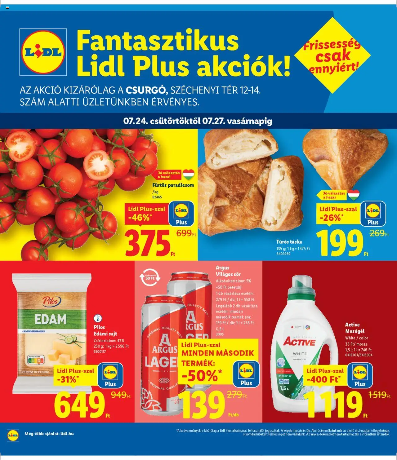 Lidl aktuális szórólap, érvényes 2025.07.24.-től - 1 oldal