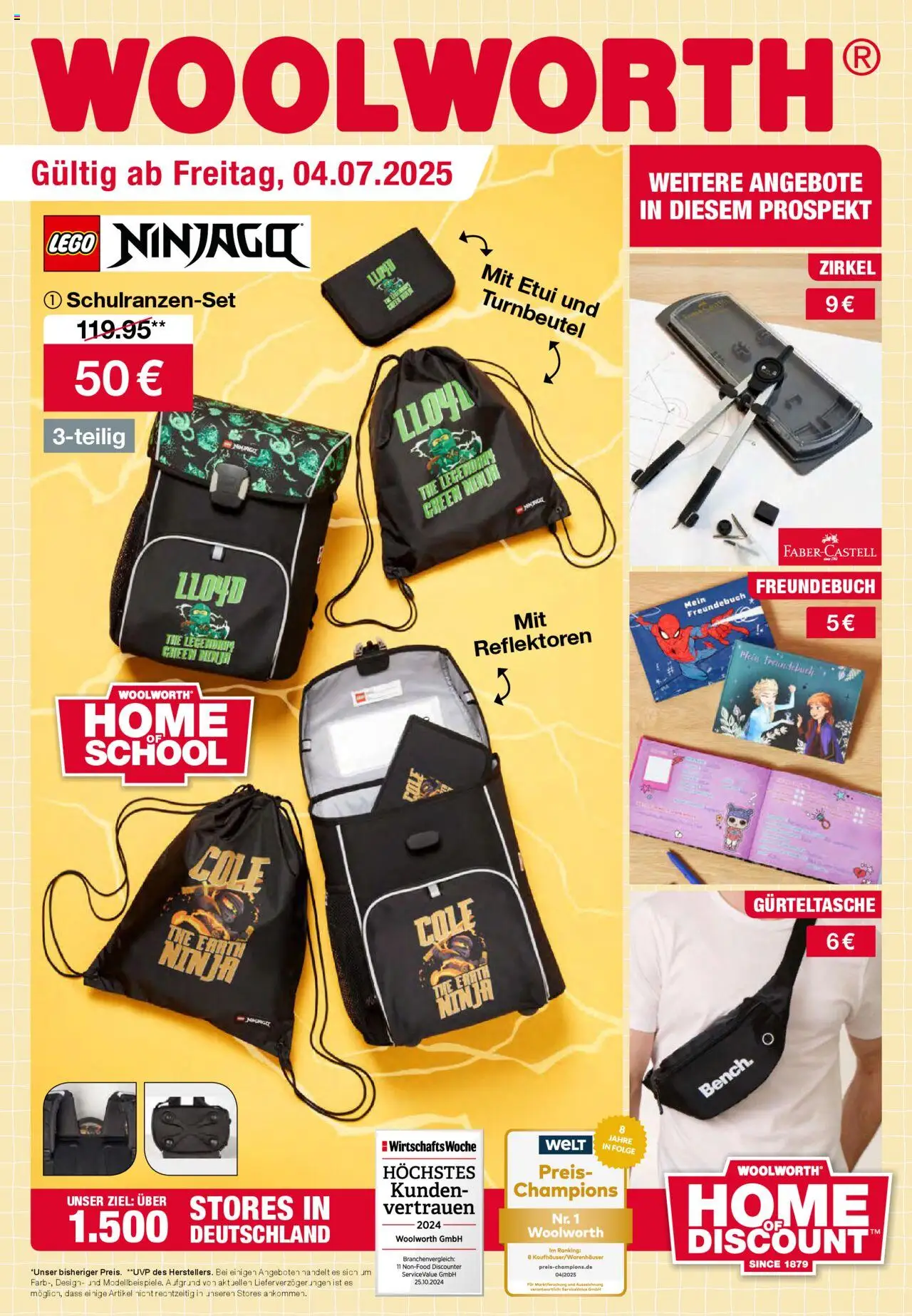 Woolworth Ferienprospekt (vom von Freitag 04.07.2025)