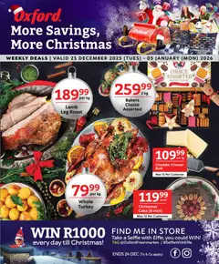 Preview of Oxford Freshmarket flyer valid from 23/12/2025