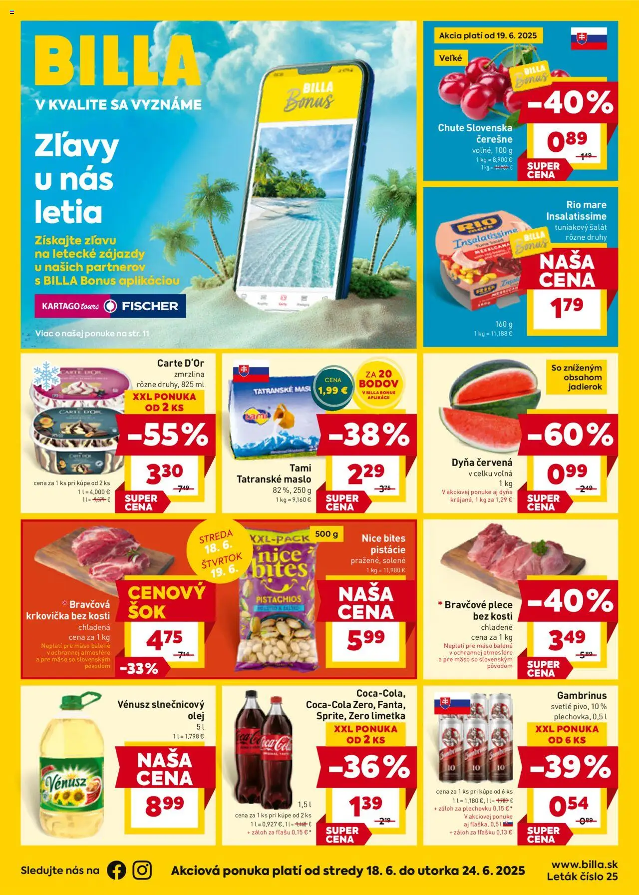 Billa leták od 18.06.2025 > Akčná ponuka online