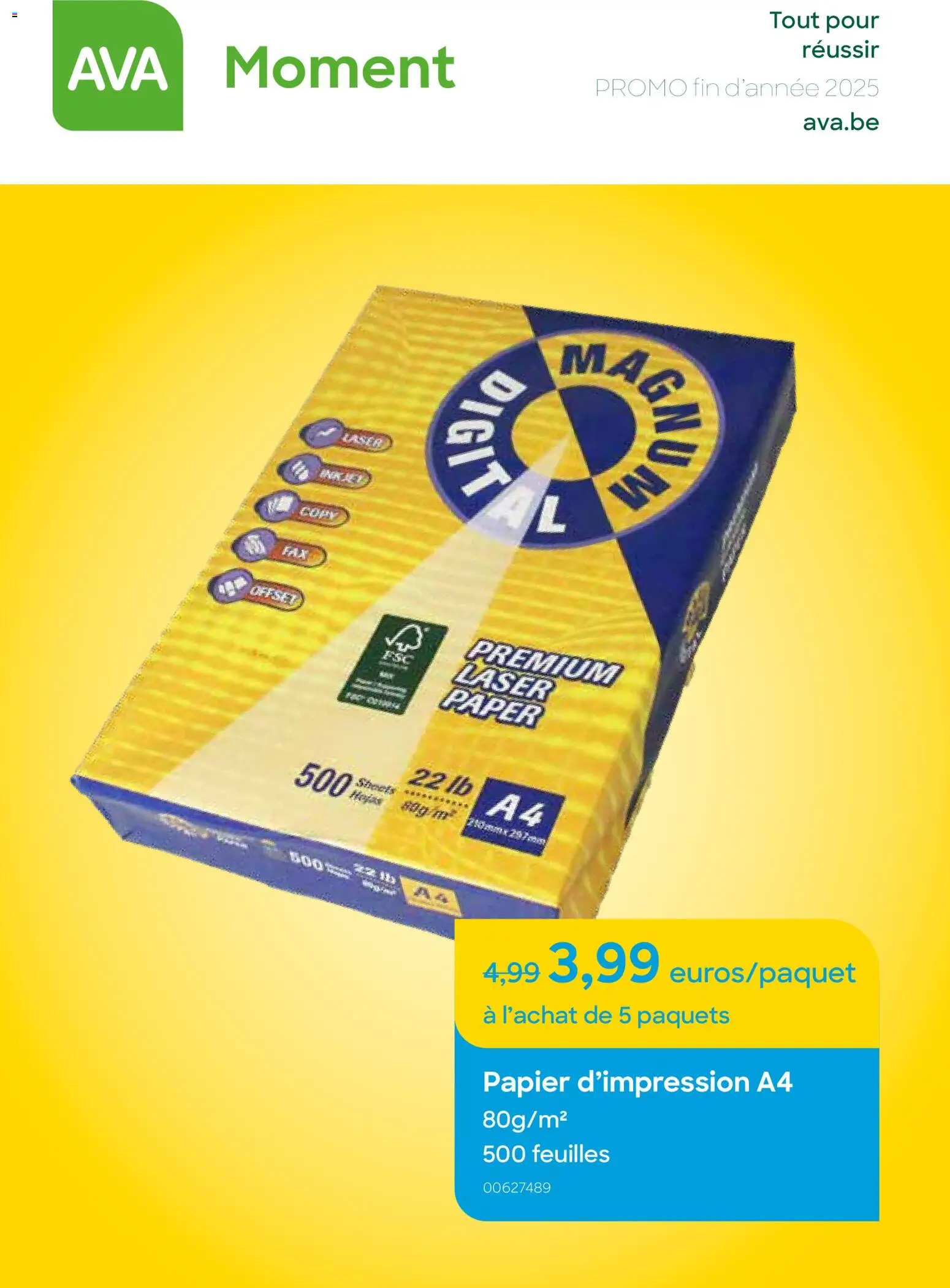 Voorbeeld van Publicité van winkel AVA geldig vanaf 18/11/2025