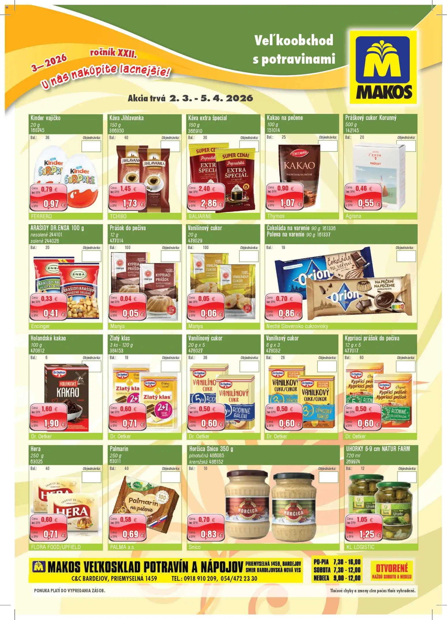 Náhľad Makos letáku platného od 02.03.2026