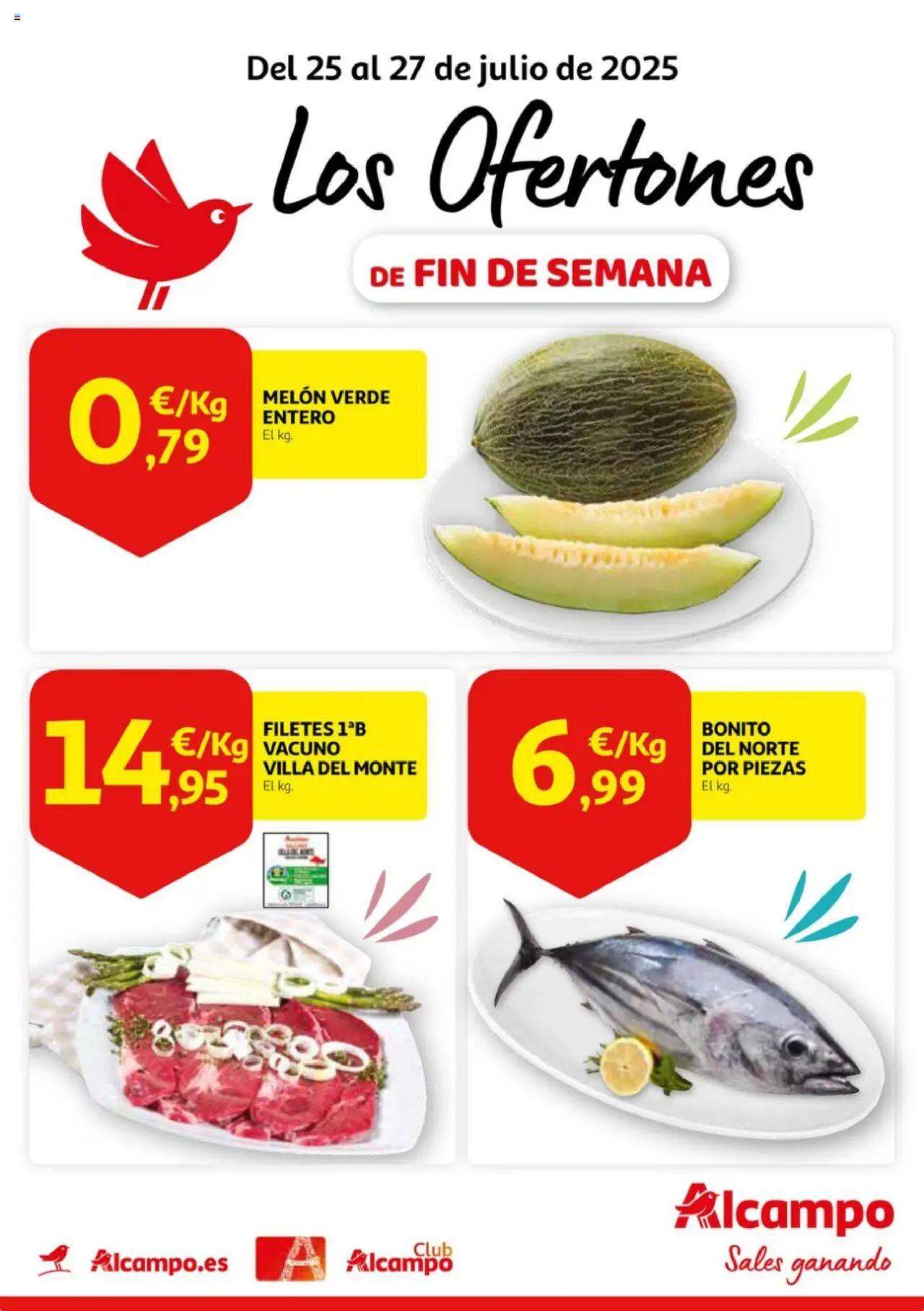 Alcampo folleto 25/07/2025 - 27/07/2025 > Los ofertones de fin de semana - Melón