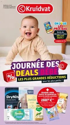 Voorbeeld van Dépliant Bébé van winkel Kruidvat geldig vanaf 20/10/2025