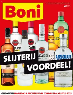 Voorbeeld van Slijterij folder van winkel Boni geldig vanaf 04-08-2025
