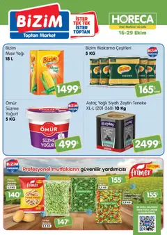 Bizim Toptan Horeca kataloğu 16.10.2025 - Broşürünün önizlemesi