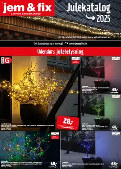 Eksempel på tilbudsavis Julekatalog fra butik Jem & fix gyldig fra 17/10/2025