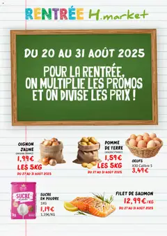 Prévisualisation de Catalogue du magasin Hmarket formulaire valide 20/08/2025