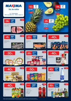 MAXIMA parduotuvės leidinio Leidinys galiojančio nuo 2025.12.29 peržiūra