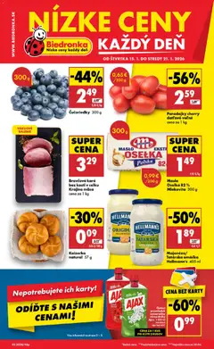 Náhľad Biedronka letáku platného od 15.01.2026