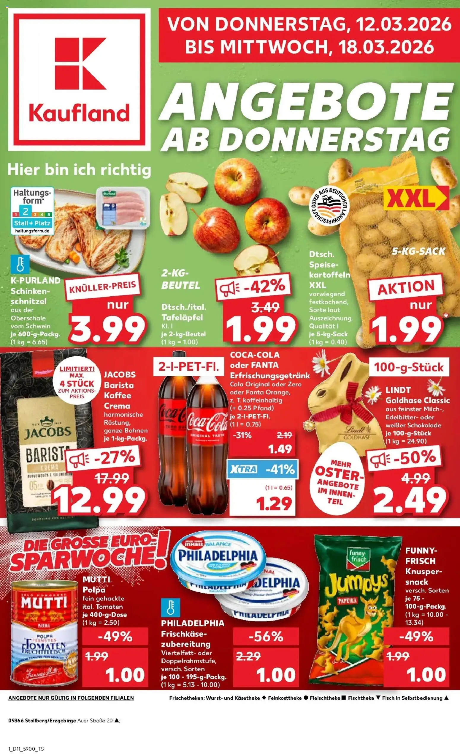 Vorschau von dem Prospekt des Geschäftes Kaufland, gültig ab dem 12.03.2026