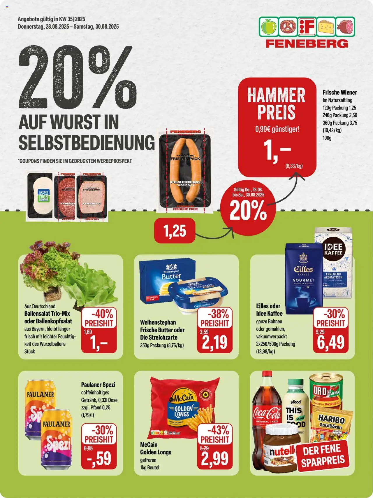 Feneberg Angebote (vom 28.08.2025 - 30.08.2025)