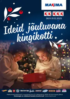 Maxima kliendilehe eelvaade alates 2025.11.06