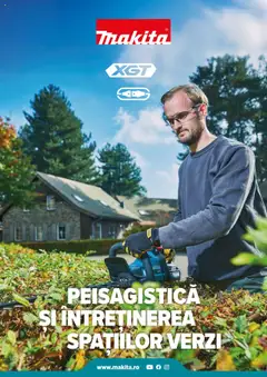 Previzualizarea de cataloage: Makita Catalog - Mașini pentru peisagistică și întreținerea spațiilor verzi valabil de la 14.05.2025