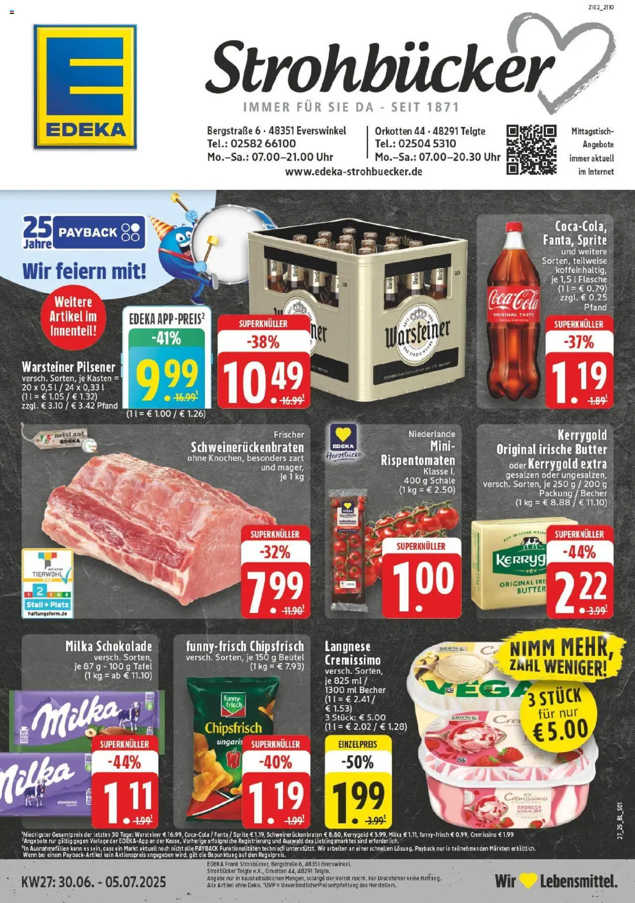 EDEKA Prospekt ab 29.06.2025 - Prospekt Telgte Online