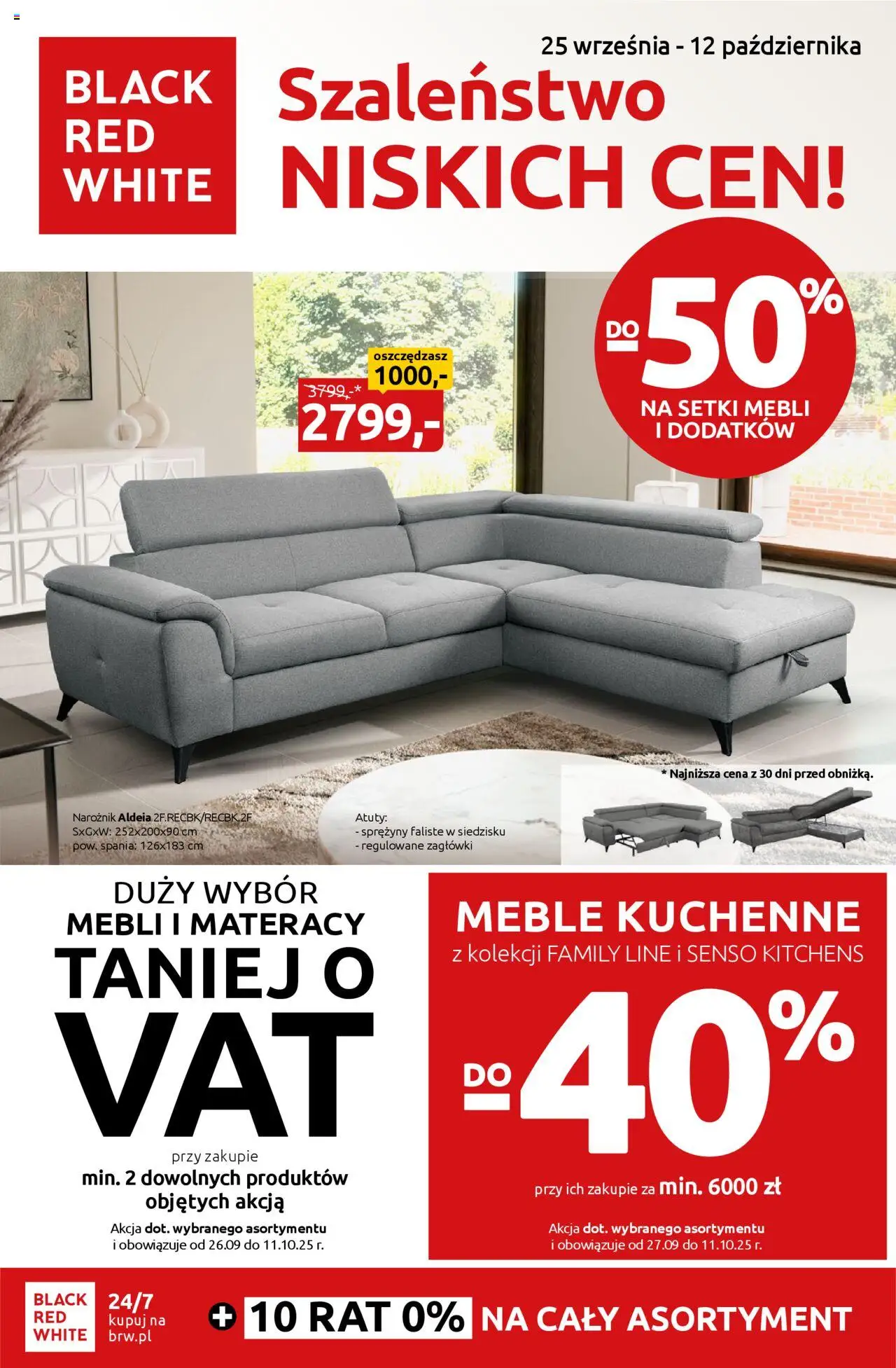 Black Red White Promocje od 25.09.2025 - Nowa Gazetka - Numer strony 1