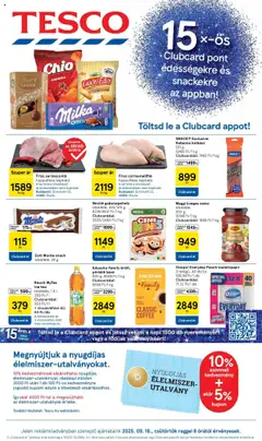 Tesco - Tesco újság érvényessége 2025.09.24-ig megtekintése, amely érvényes 2025.09.17.-től