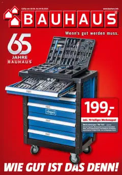 Vorschau von dem Prospekt des Geschäftes Bauhaus, gültig ab dem 30.08.2025