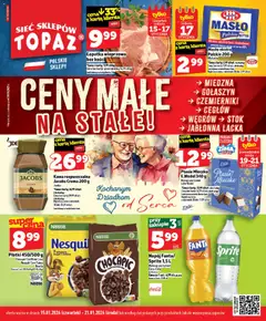 Pogląd gazetki "Ceny małe na stałe" ze sklepu Topaz ważnej od 15.01.2026