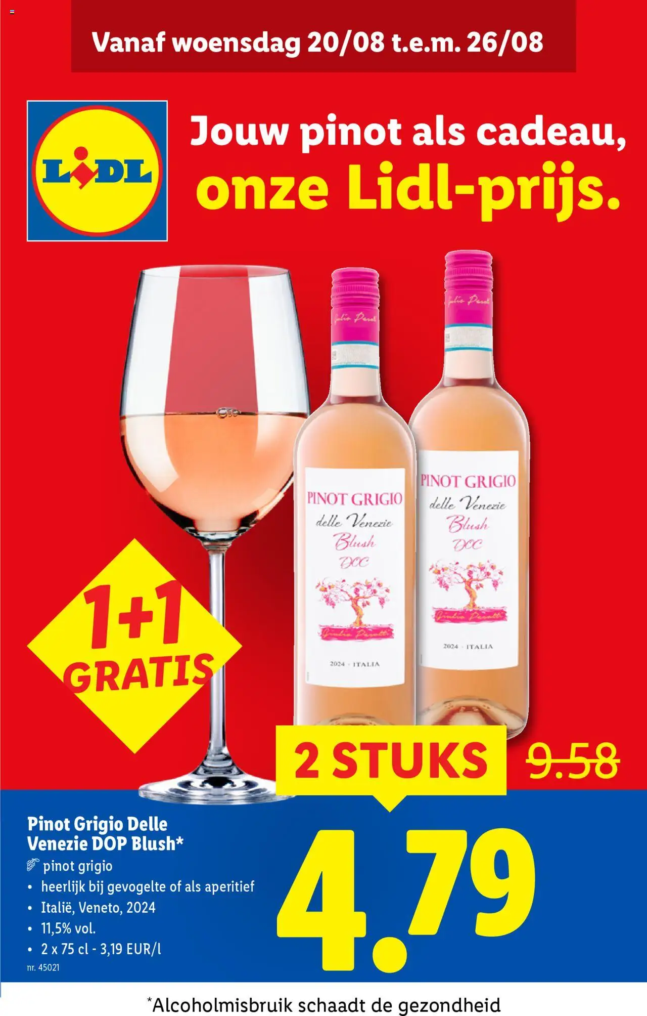 Lidl shop Folder week 34 geldig vanaf 20/08/2025 - Paginanummer 1