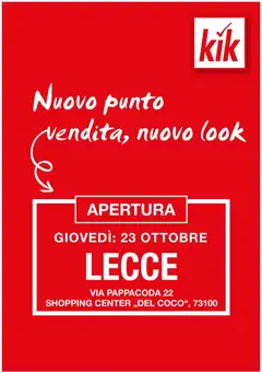 Anteprima dell'opuscolo KiK volantino fino al 24.10.2025 dal negozio KiK valido da 21/10/2025