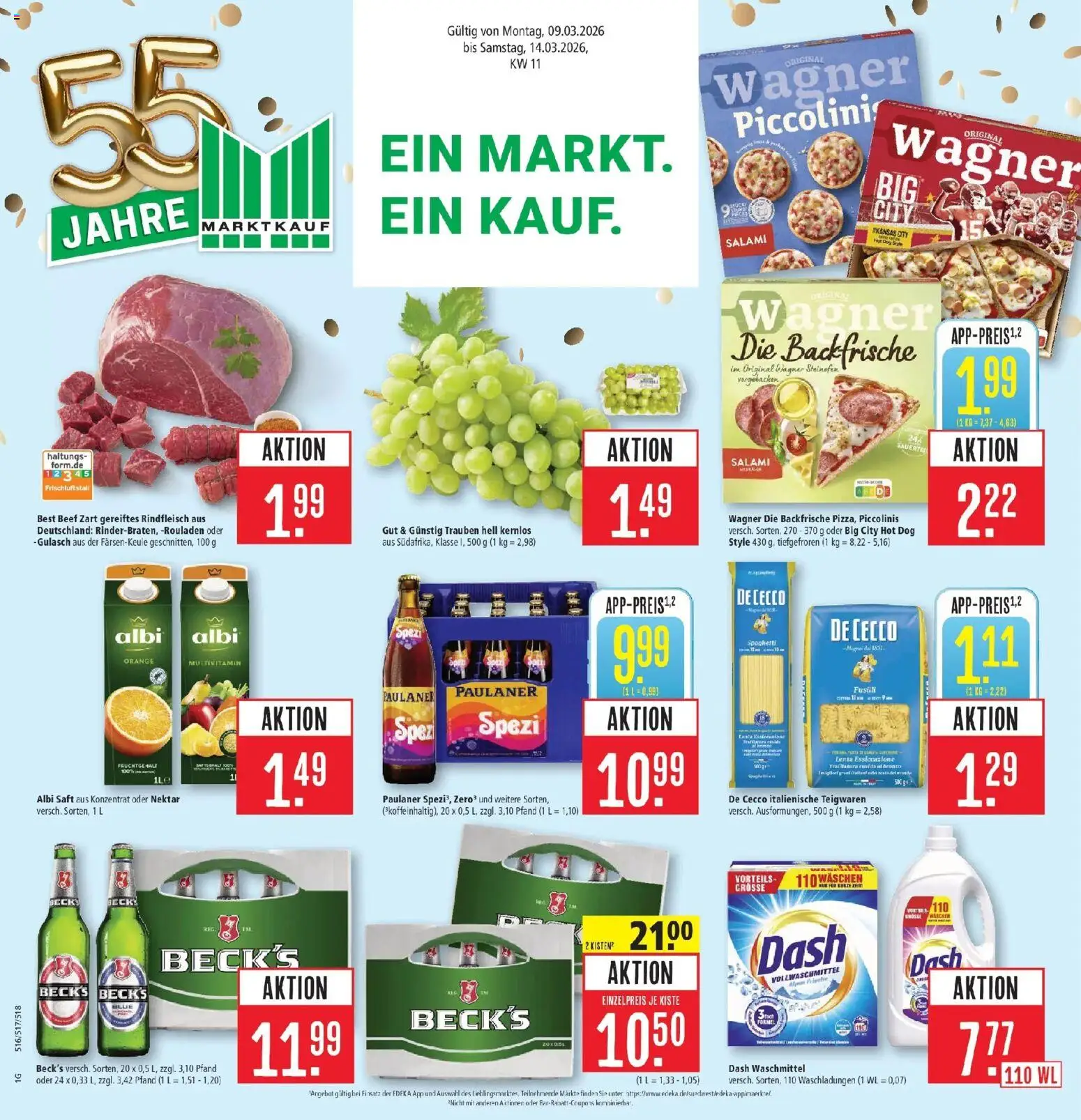 Vorschau von dem Prospekt des Geschäftes Marktkauf, gültig ab dem 09.03.2026