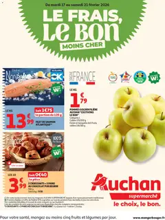 Prévisualisation de Produits frais du magasin Auchan formulaire valide 17/02/2026